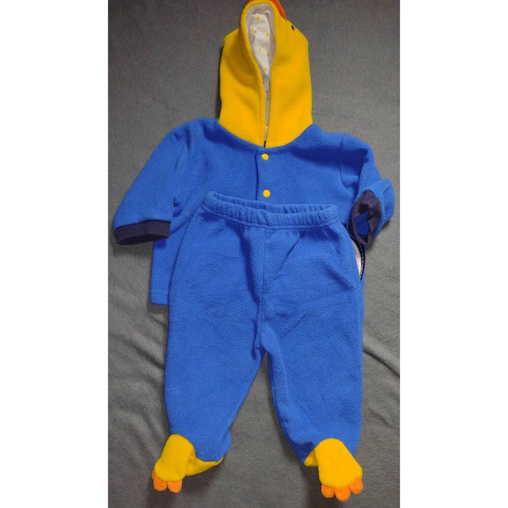 Bon Bebe Small 0-3 Months Penguin Jacket and Pants Sweatsuit